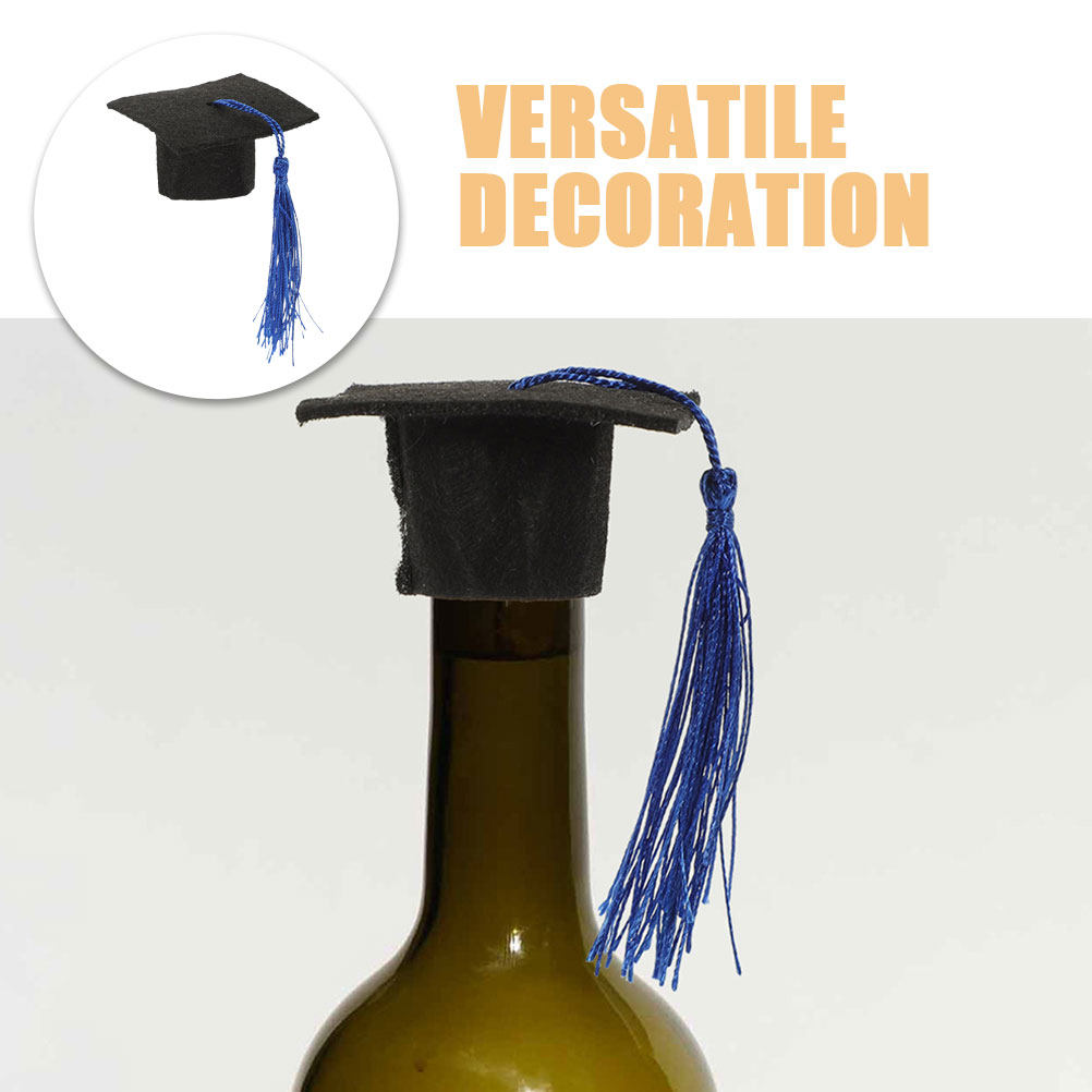 24Pcs Mini Graduation Hats Tas - Wine Beer Hat recension och pris