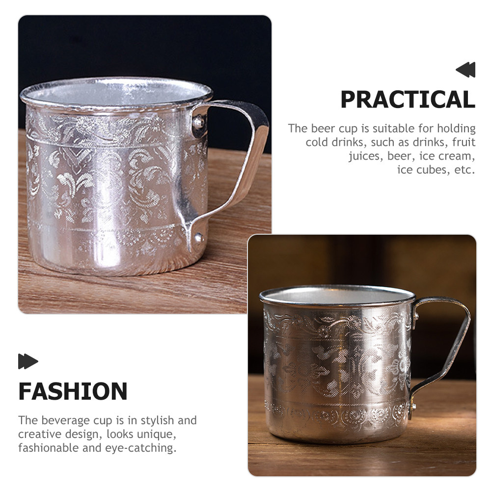 Tin Cup for Beer Coffee Stylis - Wine Beer Drink recension och pris