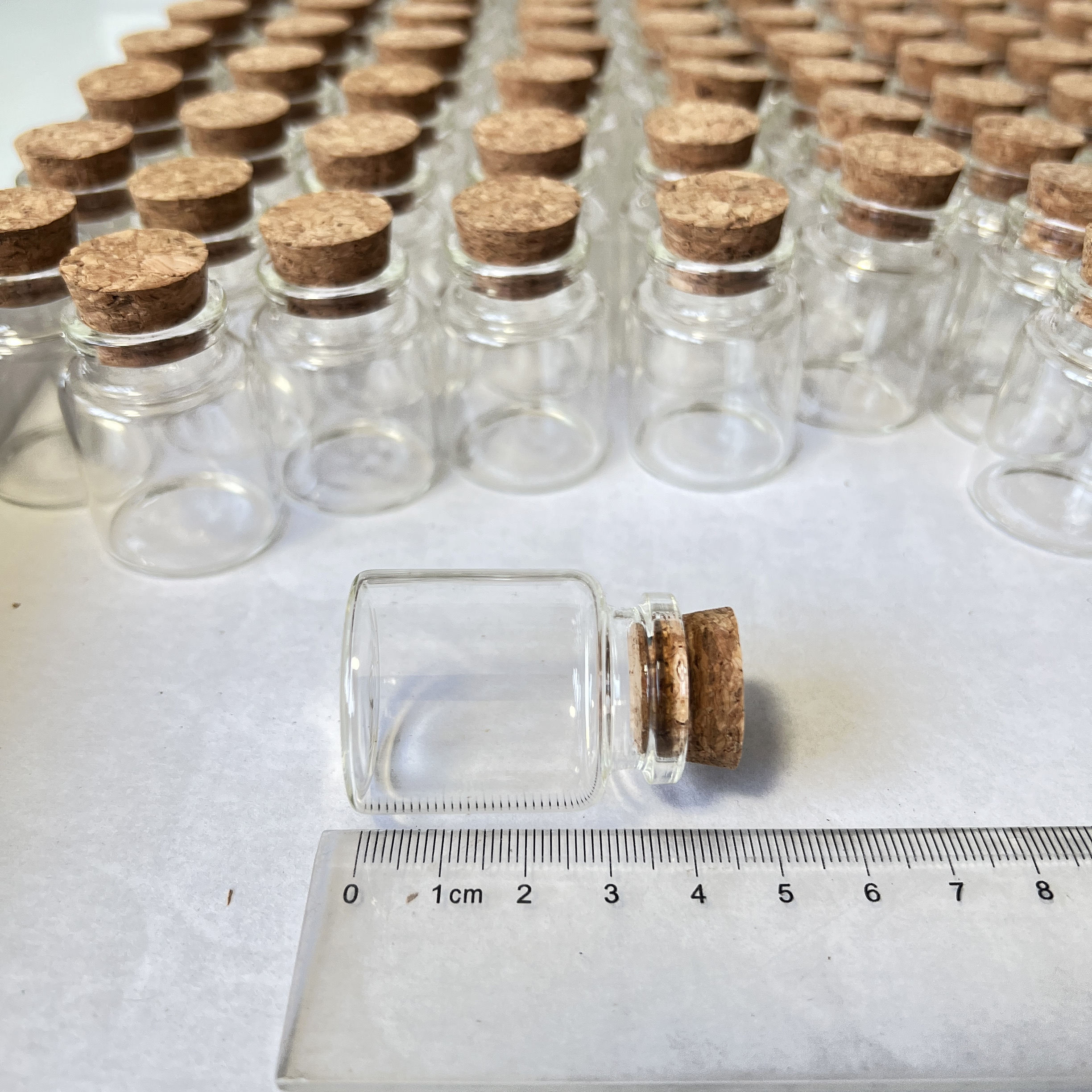 30/100 Pcs 15ml Glass Bottles  - Bottle Stopper Set recension och pris