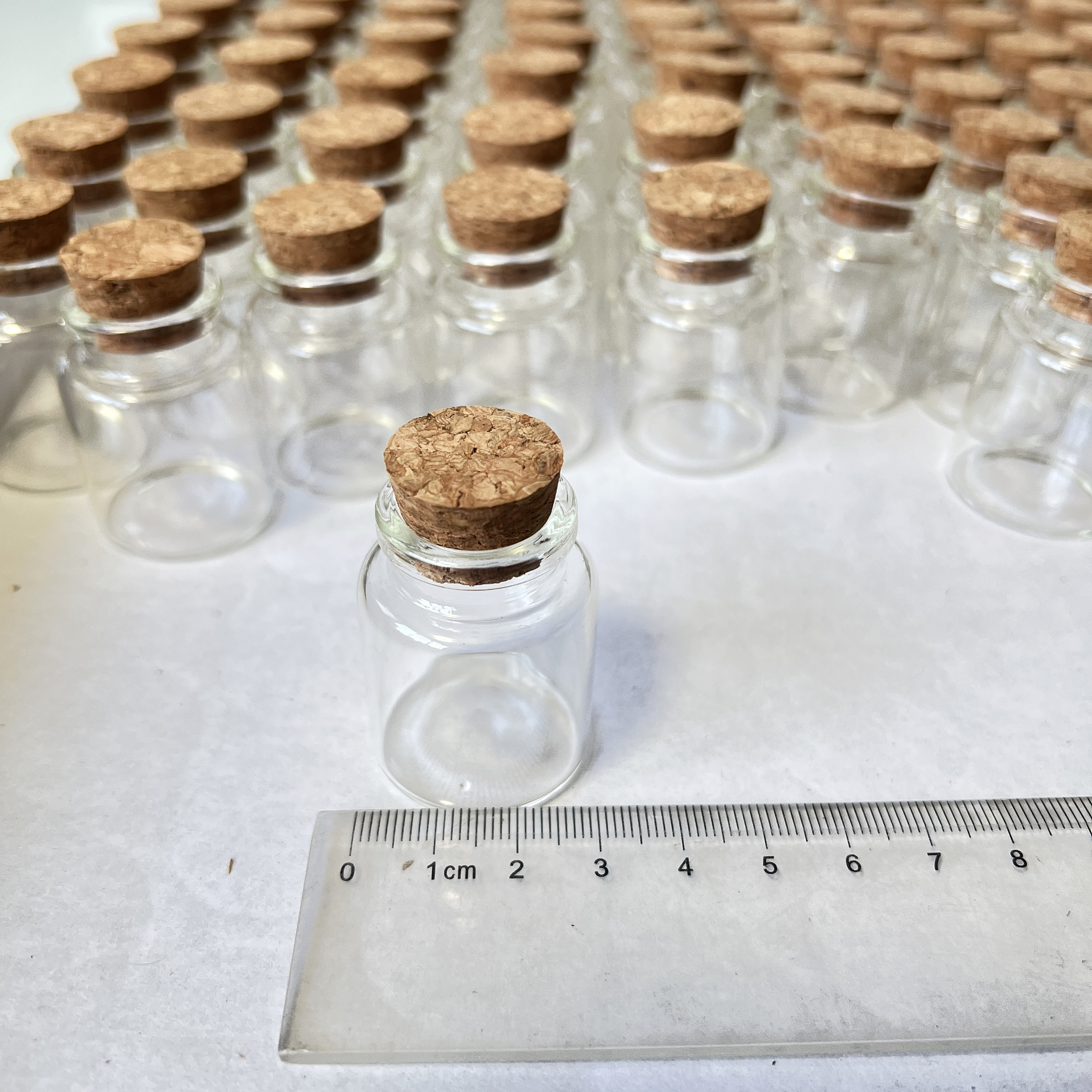 30/100 Pcs 15ml Glass Bottles  - Bottle Stopper Set recension och pris