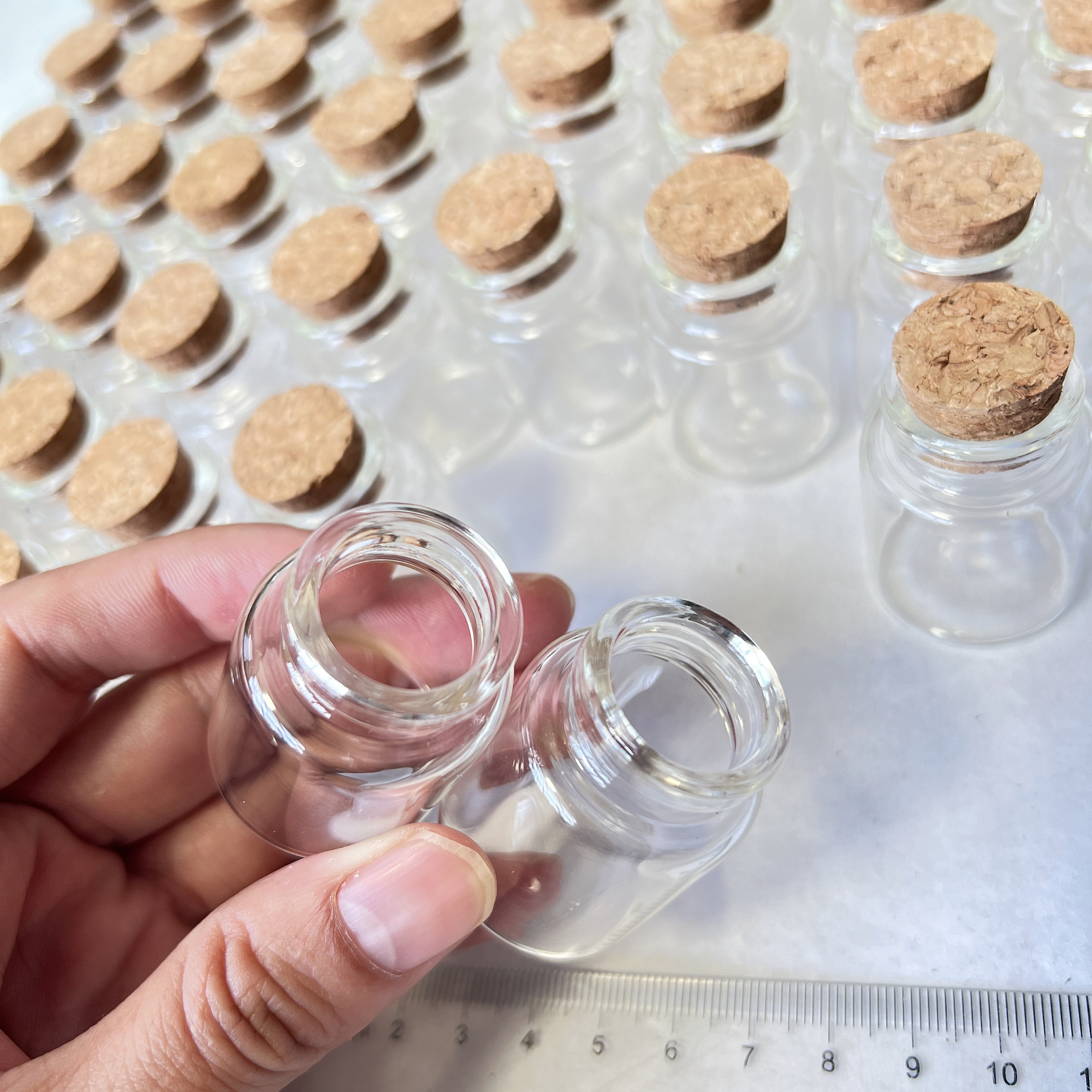 30/100 Pcs 15ml Glass Bottles  - Bottle Stopper Set recension och pris