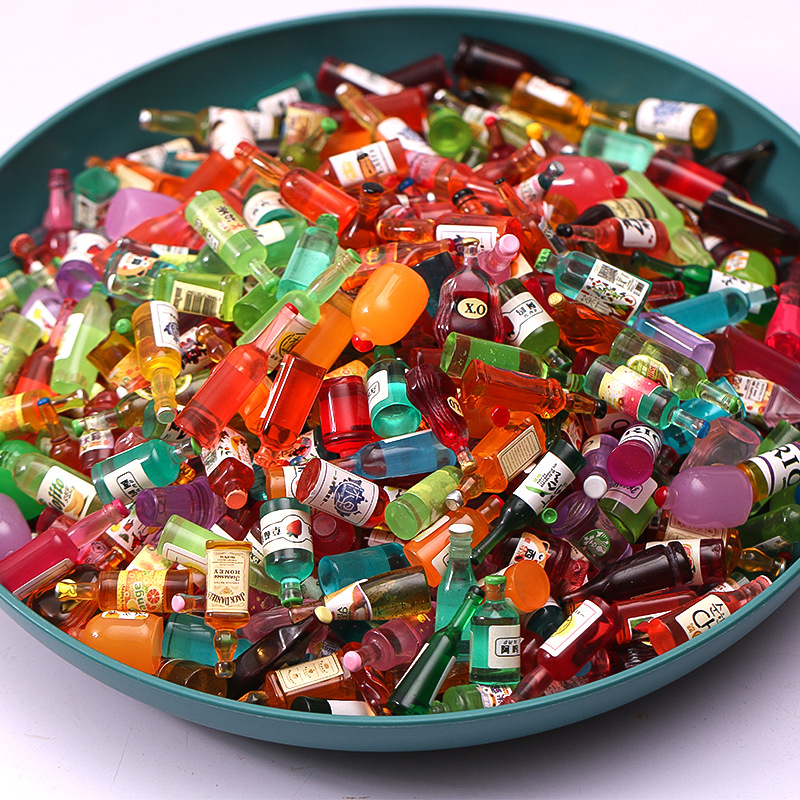 20Pcs Mixed Mini Resin Simulat - Wine Beer Mix recension och pris