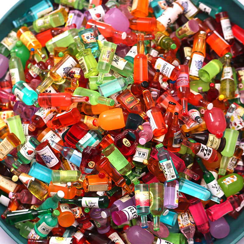 20Pcs Mixed Mini Resin Simulat - Wine Beer Mix recension och pris
