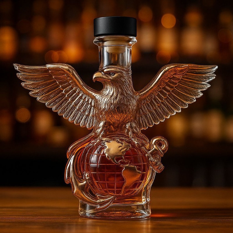 Patriotic Eagle Shape Whiskey  - Bottle Stopper Set recension och pris