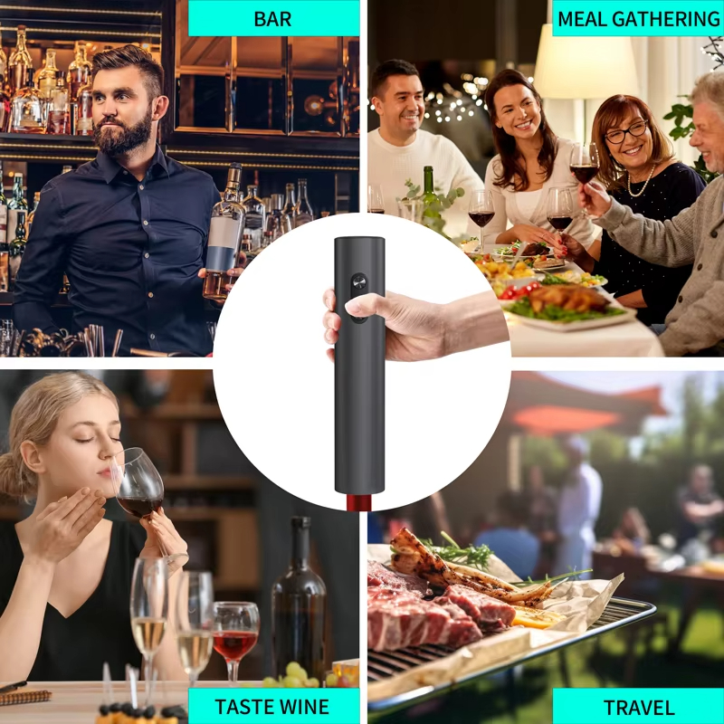 Electric Automatic Red Wine Op - Bottle Stopper Set recension och pris