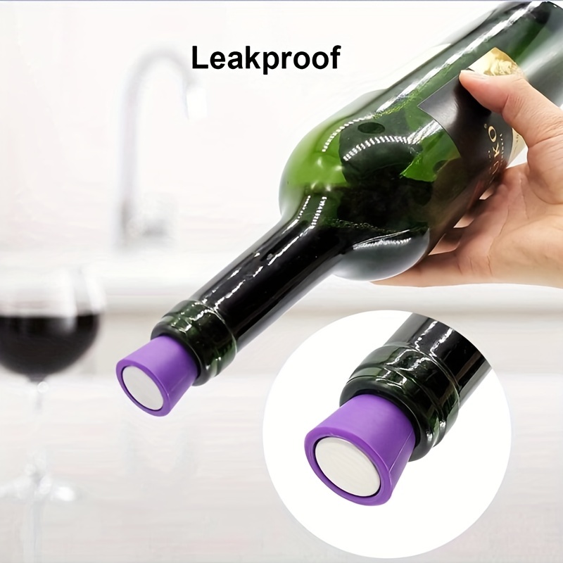 Silicone Wine Stopper Set Leak - Bottle Stopper Set recension och pris