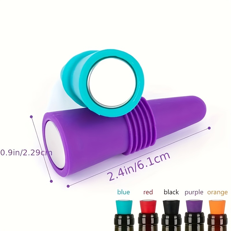 Silicone Wine Stopper Set Leak - Bottle Stopper Set recension och pris