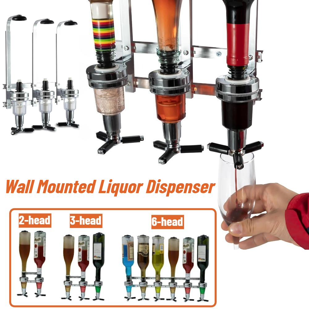 2/3/6 Bottle Wall Mounted Liqu - Wine Beer Spirit recension och pris