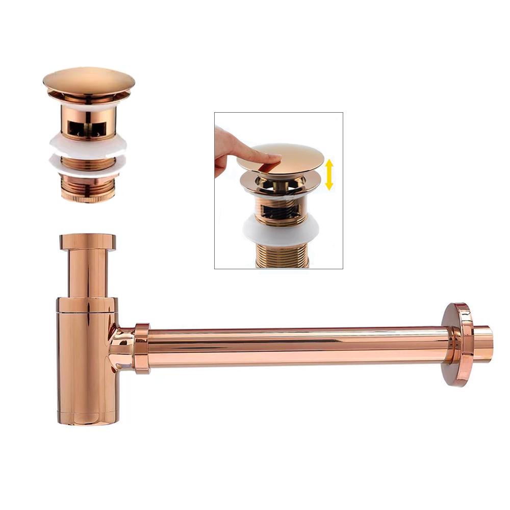 Rose Bathroom Siphon Drainer S - Bottle Stopper Set recension och pris