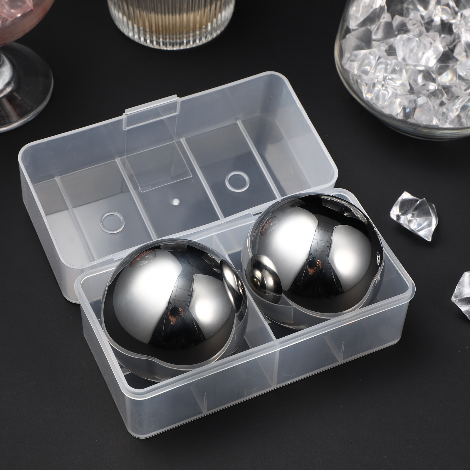 2Pcs Stainless Steel Whiskey S - Wine Beer Drink recension och pris