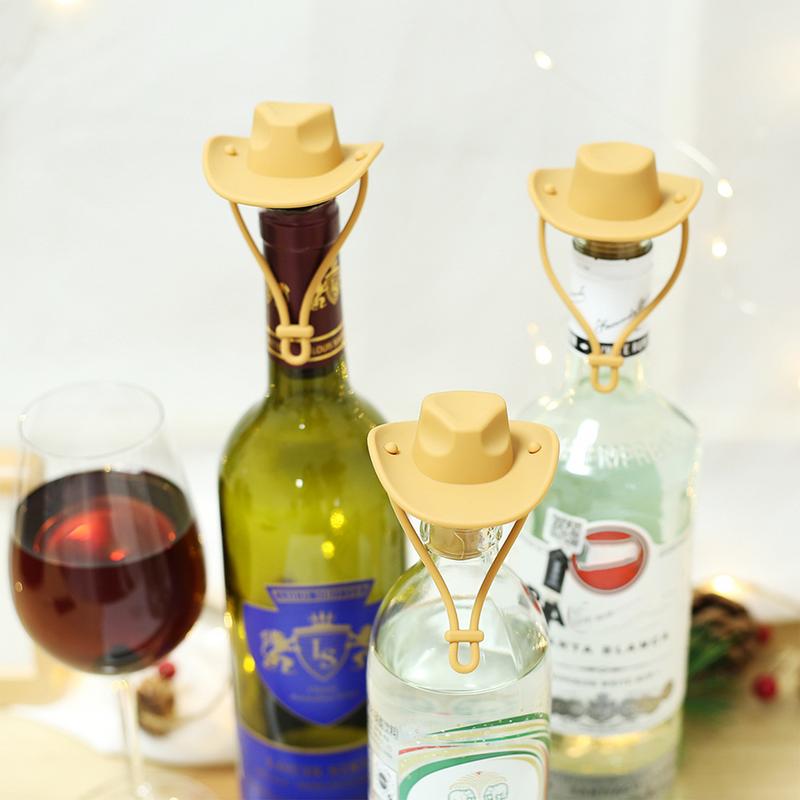 Silicone Champagne Bottle Beer - Wine Beer Hat recension och pris