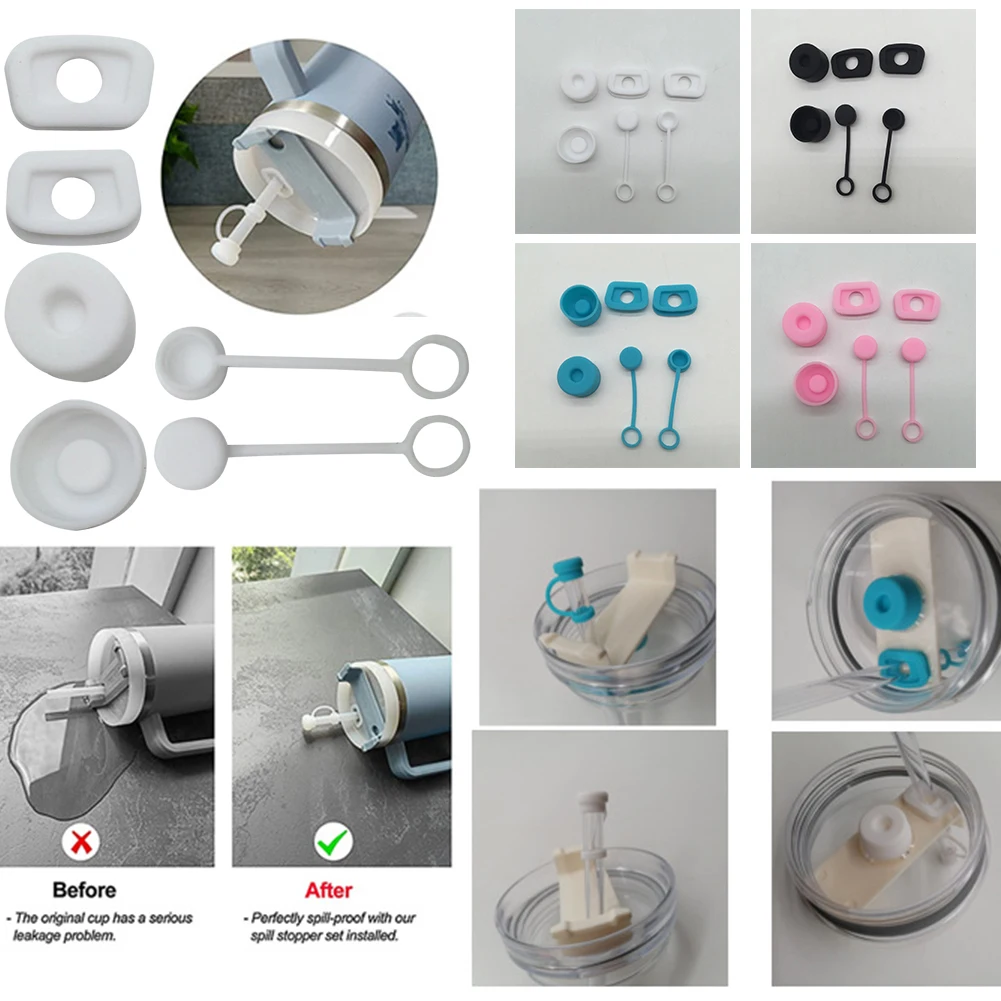 Silicone Spill Proof Stopper S - Bottle Stopper Set recension och pris