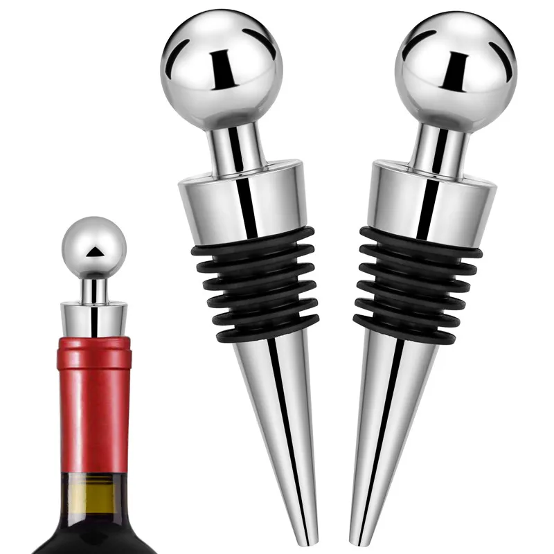 2pcs/set Silver Bottle Stopper - Bottle Stopper Set recension och pris