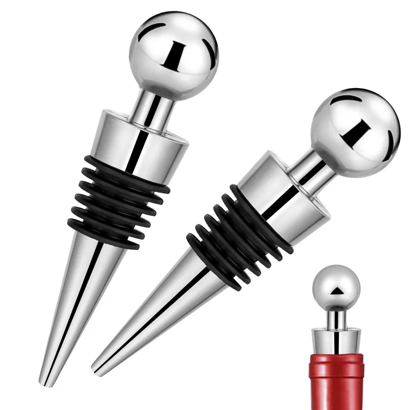 2pcs/set Silver Bottle Stopper - Bottle Stopper Set recension och pris