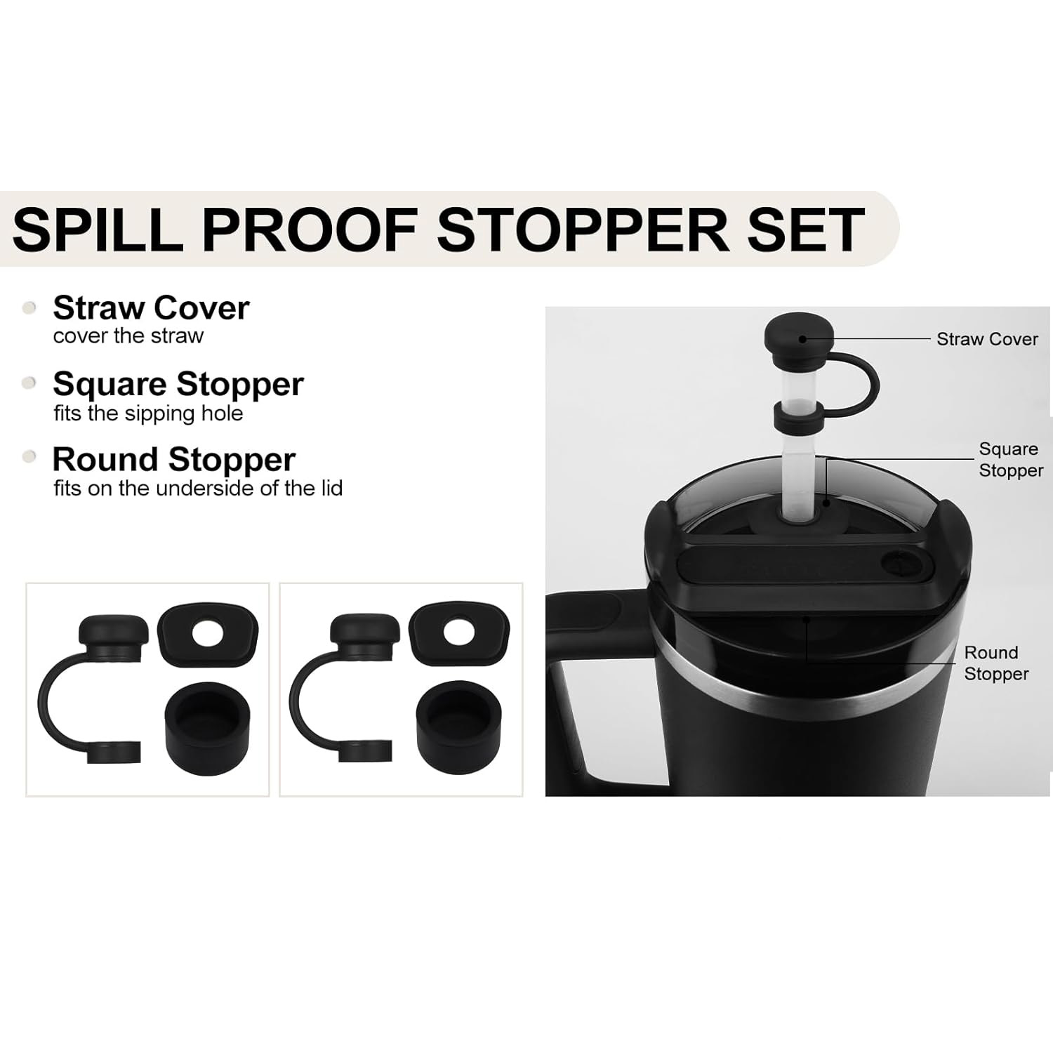 6/12Pcs Accessories for Stanle - Bottle Stopper Set recension och pris