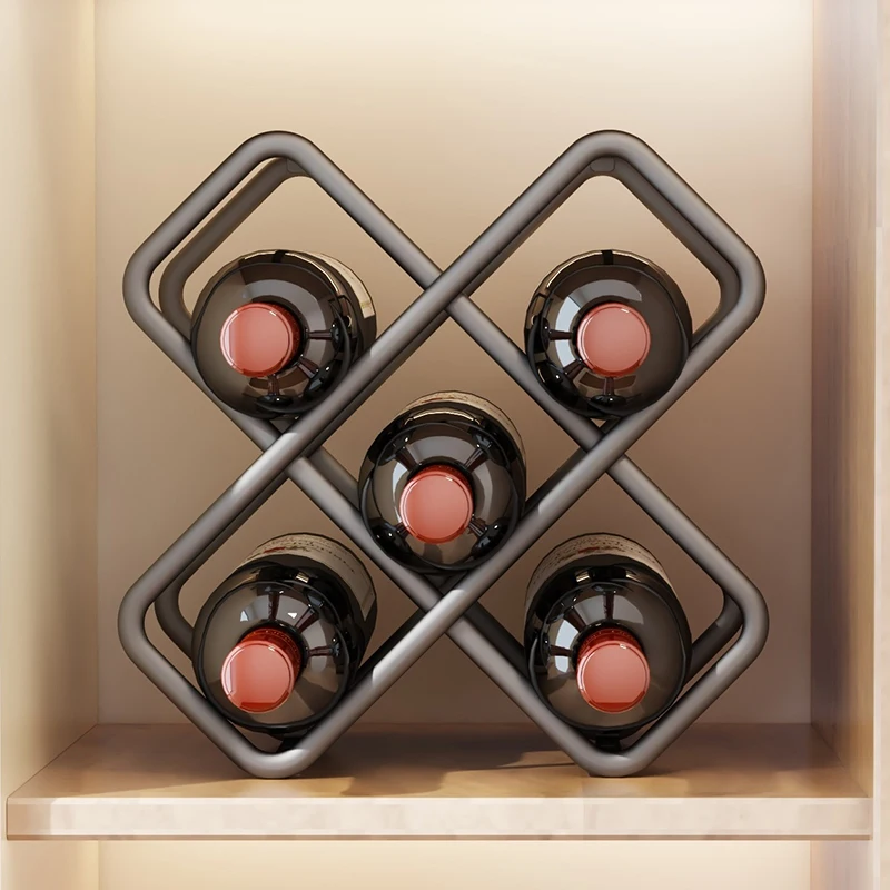 Metal Hexagon Wine Rack 5/8 Gr - Wine Beer Rack recension och pris