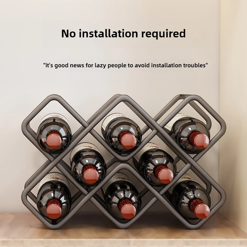 Metal Hexagon Wine Rack 5/8 Gr - Wine Beer Rack recension och pris
