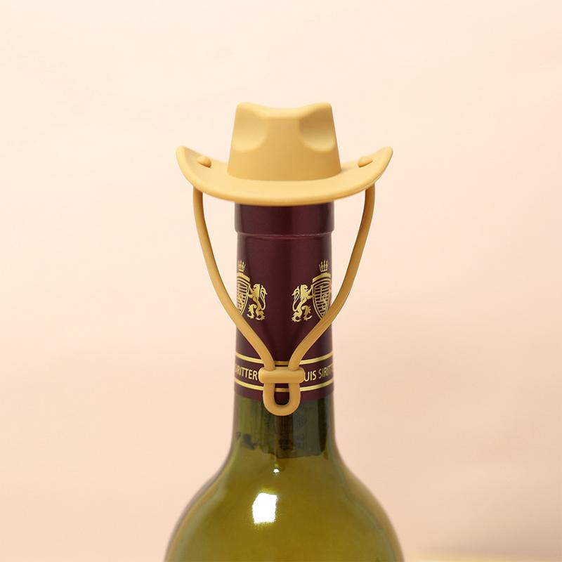 Silicone Cowboy Hat Wine Cork  - Wine Beer Hat recension och pris