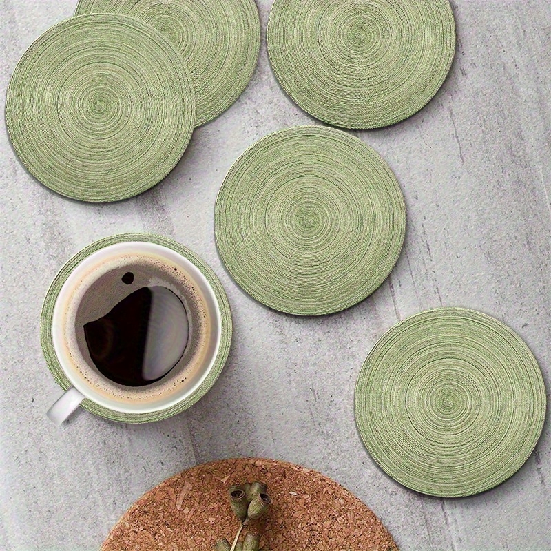 6pcs 4in Round Retro Green Gro - Wine Beer Glass recension och pris